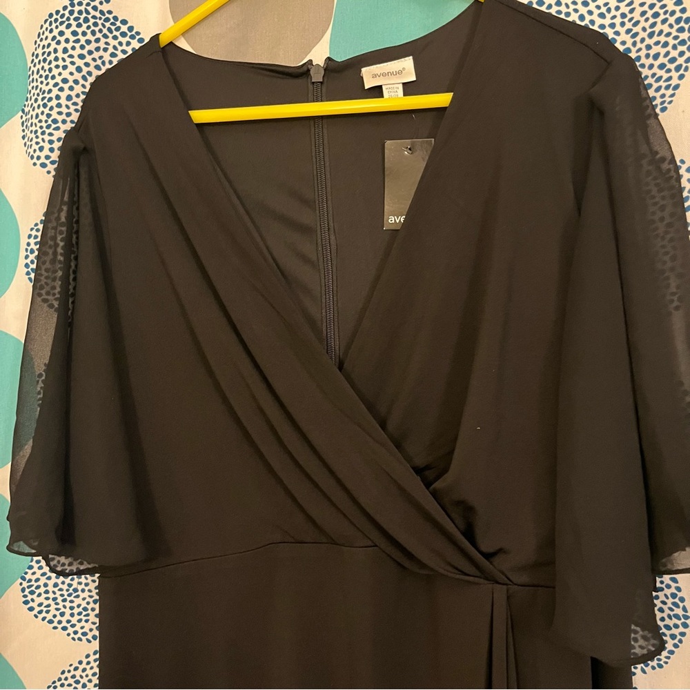 NWT Avenue Women’s Plus Size Black Dress 26/28 4X - Picture 6 of 9